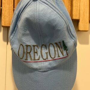 Light Blue "OREGON" Embroidered Baseball Cap